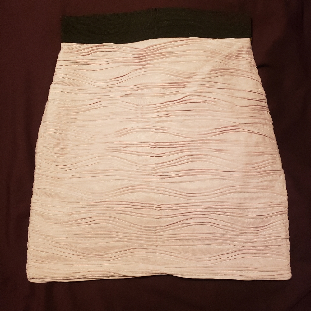 pink mini skirt